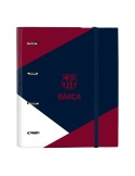 Carpeta de anillas F.C. Barcelona Corporativa A4 Azul Granate (27 x 32 x 3.5 cm) (35 mm) | Tienda24 Tienda24.eu