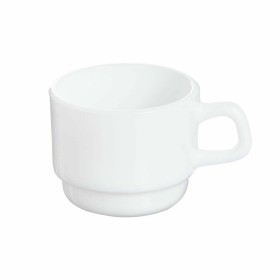 Teller Ariane Prime Espresso aus Keramik Weiß 13 cm (12 Stück) | Tienda24 - Global Online Shop Tienda24.eu