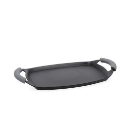 Griglia Quid Ebano Alluminio Forgiato Nero Silicone (36 x 23 cm) di Quid, Padelle grill - Rif: S2702859, Prezzo: 17,27 €, Sco...