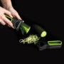 Fruit and Vegetable Peeler Quid Veggy Metal Green (3 Units) (19 x 10 x 5 cm) | Tienda24 - Global Online Shop Tienda24.eu