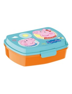 Boîte à Sandwich Peppa Pig Having fun Plastique Rose clair (17 x 5.6 x 13.3 cm) de Peppa Pig, Boîtes à lunch - Ref: S4305741,...