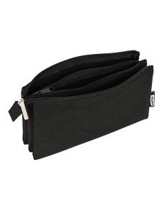 Astuccio Scuola Safta Nero (22 x 12 x 3 cm) da Safta, Porta penne - Ref: S4306164, Precio: €6.79, Descuento: %