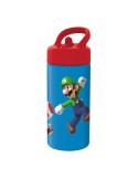 Garrafa de água Super Mario Vermelho Azul (410 ml) | Tienda24 Tienda24.eu