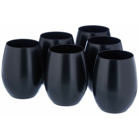 Set de Verres Chef&Sommelier Primary Noir verre 6 Unités (36 cl) de Chef&Sommelier, Verres à jus et soda - Réf : S2703877, Pr...