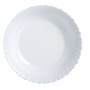 Plato Llano Luminarc Feston Blanco Vidrio (Ø 25 cm) de Luminarc, Platos y fuentes - Ref: S2703906, Precio: 0,96 €, Descuento: %