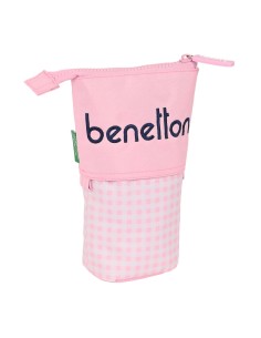 Estojo Cálice Benetton Vichy Cor de Rosa (8 x 19 x 6 cm) de Benetton, Estojos - Ref: S4306344, Precio: €8.12, Descuento: %