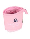 Estuche Cubilete Benetton Vichy Rosa (8 x 19 x 6 cm) | Tienda24 Tienda24.eu