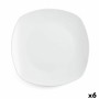 Prato de Jantar Quid Novo Vinci Branco Cerâmica Ø 26,6 cm 26,6 cm (6 Unidades) (Pack 6x) de Quid, Pratos e fontes - Ref: S270...