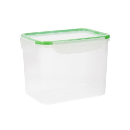 Hermetic Lunch Box Quid Greenery Transparent Plastic (3,7 L) (Pack 4x) | Tienda24 - Global Online Shop Tienda24.eu