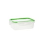 Fiambrera Quid Greenery 1 L Transparente Plástico 13 x 18 x 6,8 cm - 1 L (4 Unidades) (Pack 4x) de Quid, Almacenamiento de al...