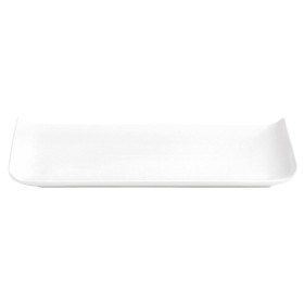 Plate Quid Chef Baguette Ceramic White (25 x 12 cm) (Pack 6x) by Quid, Plates and dishes - Ref: S2704516, Price: 29,62 €, Dis...