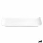 Plate Quid Chef Baguette Ceramic White (25 x 12 cm) (Pack 6x) by Quid, Plates and dishes - Ref: S2704516, Price: 29,62 €, Dis...