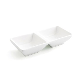 bandeja de aperitivos Quid Select Branco Cerâmica 15 x 7 cm (12 Unidades) (Pack 12x) de Quid, Pratos e fontes - Ref: S2704523...