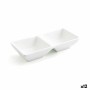 Bandeja de Aperitivos Quid Select Blanco Cerámica 15 x 7 cm (12 Unidades) (Pack 12x) de Quid, Platos y fuentes - Ref: S270452...