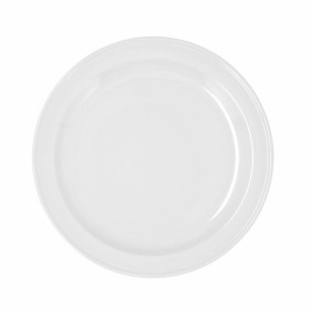 Flat plate Bidasoa Glacial Ceramic White (Ø 26 cm) (Pack 4x) by Bidasoa, Plates and dishes - Ref: S2704539, Price: 11,72 €, D...