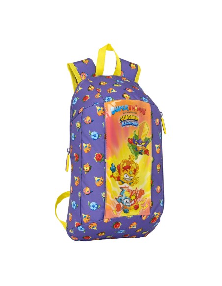 Mochila Infantil SuperThings Guardians of Kazoom Mini Roxo Amarelo (22 x 39 x 10 cm) | Tienda24 Tienda24.eu