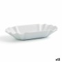 Plateau apéritif Quid Gastro Fun Blanc Céramique 20,5 x 11 x 3,5 cm (12 Unités) (Pack 12x) | Tienda24 - Global Online Shop Tienda24.eu