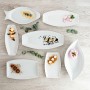 Serving Platter Quid Gastro Ceramic White (40 x 17,5 x 3,5 cm) (Pack 4x) by Quid, Plates and dishes - Ref: S2704608, Price: 2...