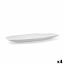 Serving Platter Quid Gastro Ceramic White (40 x 17,5 x 3,5 cm) (Pack 4x) by Quid, Plates and dishes - Ref: S2704608, Price: 2...