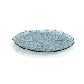 Flat plate Quid Mar de Viento Turquoise Glass (Ø 32 cm) (Pack 6x) by Quid, Plates and dishes - Ref: S2704623, Price: 49,13 €,...