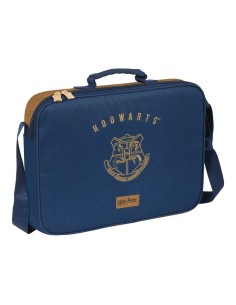 Borsa per la scuola Harry Potter Magical Marrone Blu Marino (38 x 28 x 6 cm) da Harry Potter, Zainetti per bambini - Ref: S43...