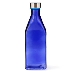 Bouteille Quid Habitat Bleu verre (1L) (Pack 6x) de Quid, Services et carafes à saké - Réf : S2704841, Prix : 22,03 €, Remise...