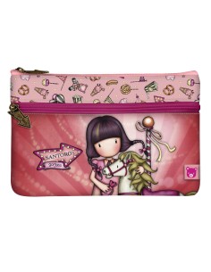 School Case Gorjuss Carousel Salmon (23.4 x 15.5 x 1.5 cm) by Gorjuss, Pencil cases - Ref: S4306609, Price: 9,26 €, Discount: %