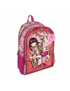 School Bag Gorjuss Carousel Salmon (31.5 x 40 x 22.5 cm) by Gorjuss, Children's Backpacks - Ref: S4306617, Price: 23,64 €, Di...