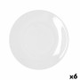 Assiette plate Bidasoa Glacial Coupe Blanc Céramique 25 cm (6 Unités) (Pack 6x) de Bidasoa, Plats et plateaux - Réf : S270494...