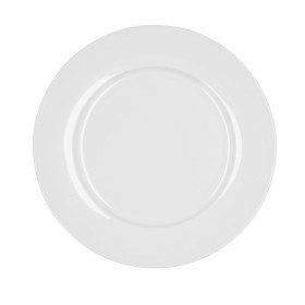 Flat plate Bidasoa Glacial Ceramic White (27 cm) (Pack 4x) by Bidasoa, Plates and dishes - Ref: S2704954, Price: 14,07 €, Dis...