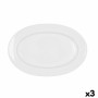 Plat à Gratin Bidasoa Glacial Céramique Blanc (32 x 22 cm) (Pack 3x) | Tienda24 - Global Online Shop Tienda24.eu