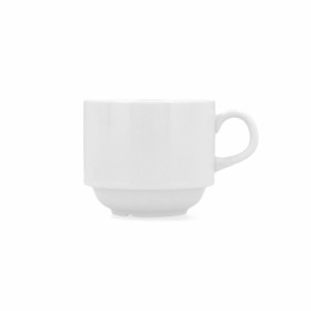 Tasse à infusion Bidasoa Glacial Blanc Céramique 250 ml (6 Unités) (Pack 6x) de Bidasoa, Tasses - Réf : S2704975, Prix : 10,5...