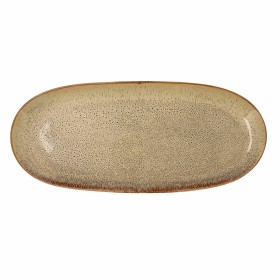 Plate Bidasoa Ikonic Ceramic Brown (36 x 16 cm) (Pack 2x) by Bidasoa, Cups - Ref: S2705049, Price: 29,57 €, Discount: %