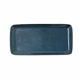 Serving Platter Bidasoa Ikonic Ceramic Blue (28 x 14 cm) (Pack 4x) by Bidasoa, Plates and dishes - Ref: S2705057, Price: 31,1...