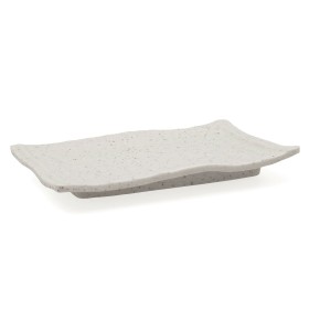 Flat plate Bidasoa Ikonic Rectangular Grey Plastic (20,7 x 13 x 2 cm) (Pack 12x) by Bidasoa, Plates and dishes - Ref: S270506...