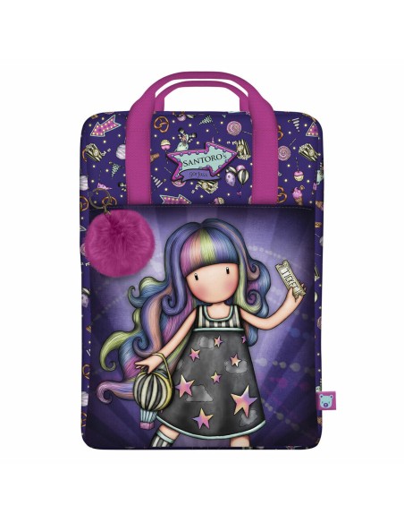 Mochila Escolar Gorjuss Up and away Morado (25 x 36 x 10 cm) | Tienda24 Tienda24.eu