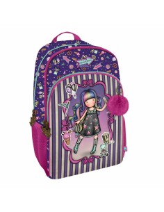 Mochila Escolar con Ruedas Pinypon Azul Rosa 20 x 28 x 8 cm | Tienda24 Tienda24.eu