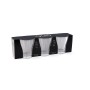 Juego de Tazas de Café Quid Supreme Transparente Vidrio Acero 250 ml 3 Piezas de Quid, Tazas - Ref: S2705211, Precio: 5,34 €,...