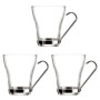 Juego de Tazas de Café Quid Supreme Transparente Vidrio Acero 250 ml 3 Piezas de Quid, Tazas - Ref: S2705211, Precio: 5,34 €,...