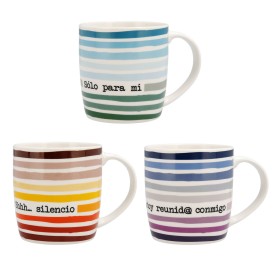 Taza Mug Quid 4u Multicolor Cerámica 330 ml (12 Unidades) (Pack 12x) de Quid, Tazas - Ref: S2705251, Precio: 31,07 €, Descuen...