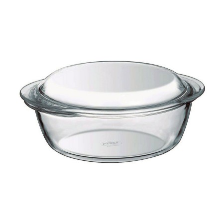 Casserole with lid Pyrex Essentials Transparent Glass 2,1 L | Tienda24 - Global Online Shop Tienda24.eu