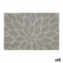 Salvamantel Bidasoa Ikonic Hojas Gris PVC (45 x 30 cm) (Pack 12x) de Bidasoa, Salvamanteles individuales - Ref: S2705373, Pre...