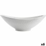 Recipiente de Cozinha Quid Gastro Oval Cerâmica Branco (21,5 x 12,5 x 7 cm) (6 Unidades) de Quid, Pratos e fontes - Ref: S270...