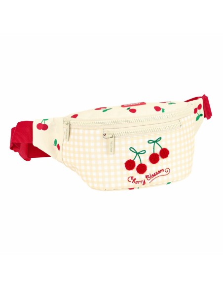 Bolsa de Cintura Safta Cherry Bege (23 x 12 x 9 cm) | Tienda24 Tienda24.eu