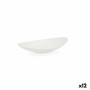 Plato Hondo Quid Select Ovalado Blanco Plástico 18 x 10,5 x 3 cm (12 Unidades) de Quid, Platos y fuentes - Ref: S2705567, Pre...