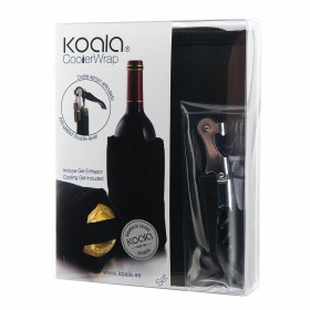 Conjunto de Acessórios para Vinho Koala Ac Preto Metal 2 Peças de Koala, Conjuntos de acessórios para vinho - Ref: S2705661, ...