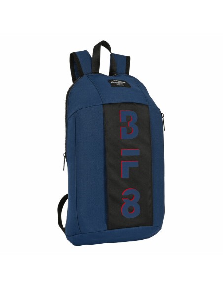 Sac à dos enfant BlackFit8 Urban Mini Noir Blue marine (22 x 39 x 10 cm) | Tienda24 Tienda24.eu