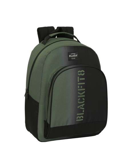 Zaino Scuola BlackFit8 Gradient Nero Verde militare (32 x 42 x 15 cm) da BlackFit8, Zainetti per bambini - Ref: S4306966, Pre...