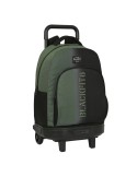 Mochila Escolar con Ruedas BlackFit8 Gradient Negro Verde militar (33 x 45 x 22 cm) | Tienda24 Tienda24.eu