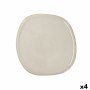 Plato Llano Bidasoa Ikonic Cerámica Blanco (26,5 x 25,7 x 1,5 cm) (Pack 4x) de Bidasoa, Platos y fuentes - Ref: S2706101, Pre...